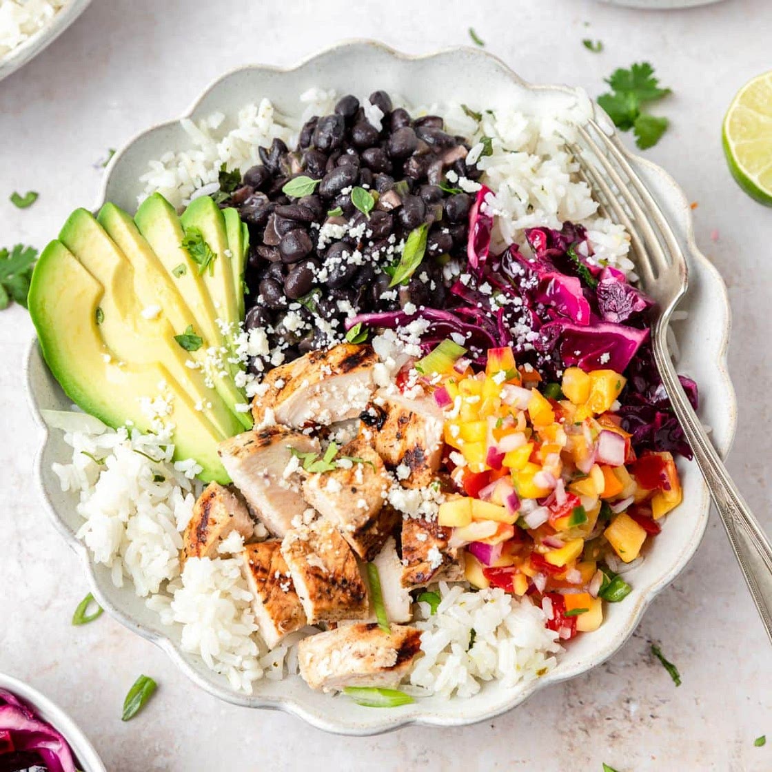 Chicken Burrito Bowls