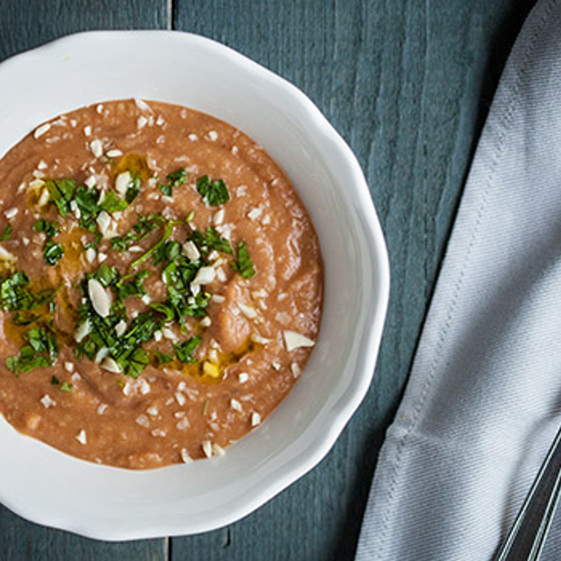 Vellutata di verza e fagioli borlotti