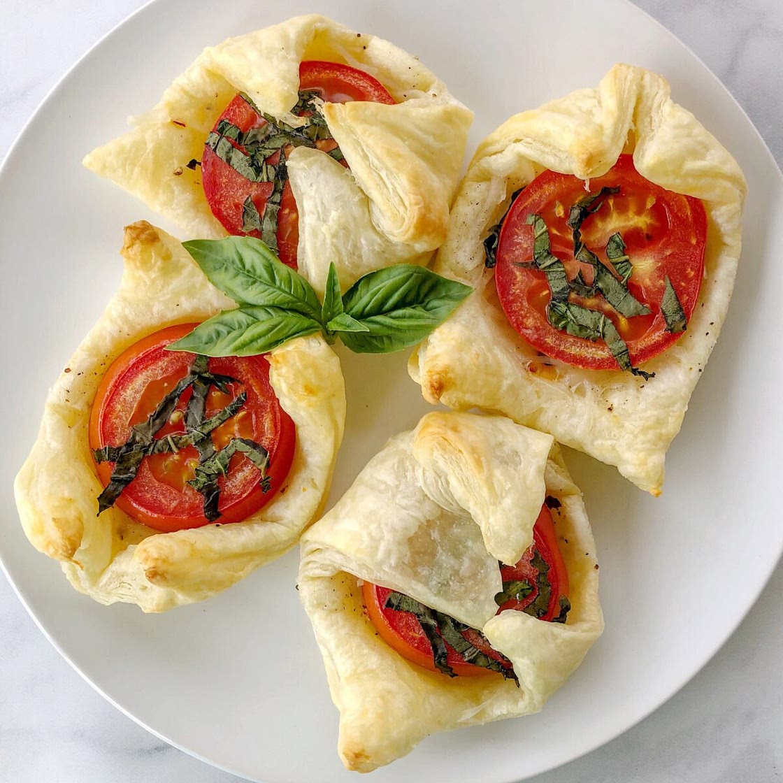 Individual Tomato Basil Tarts
