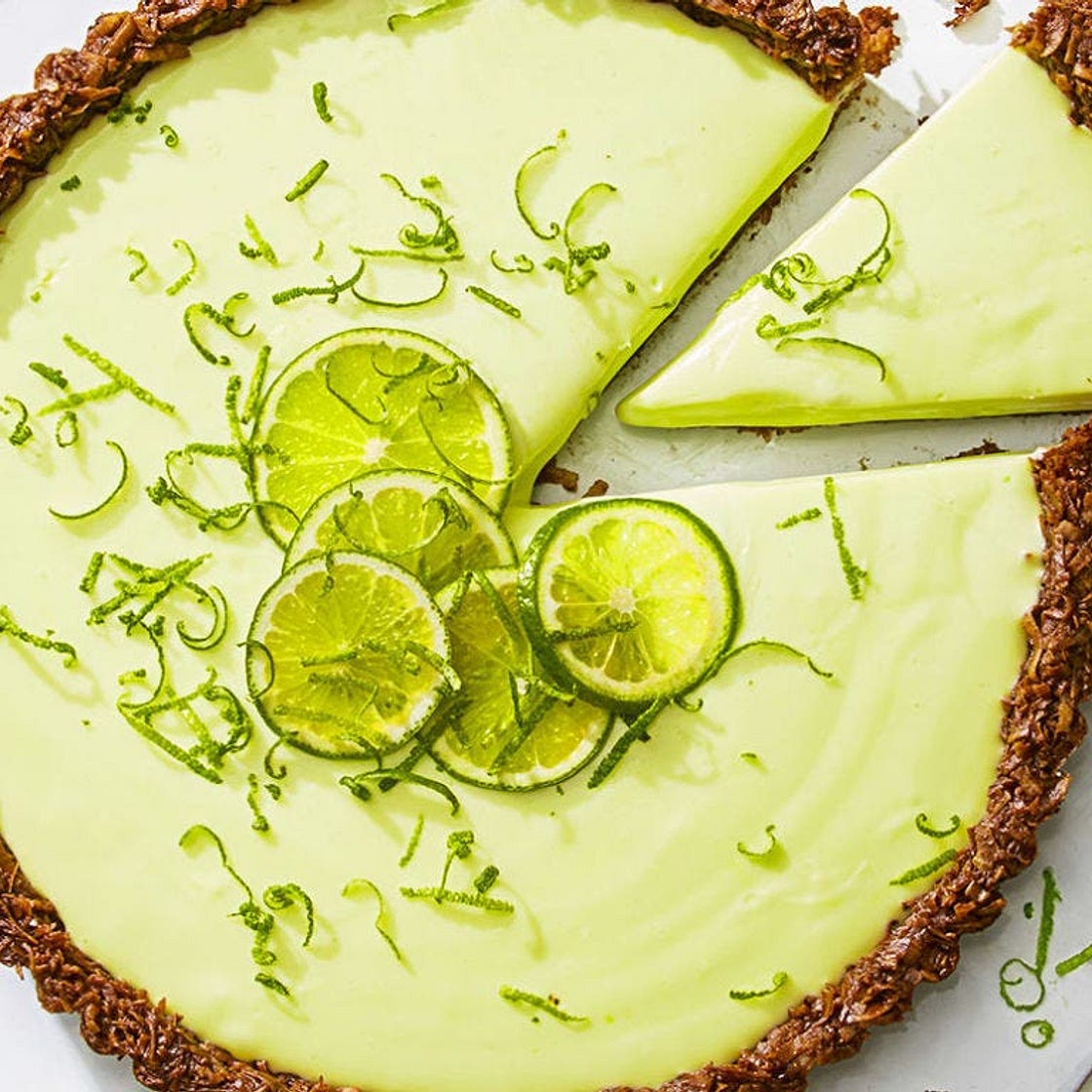 Cocoa-Nutty Lime Tart