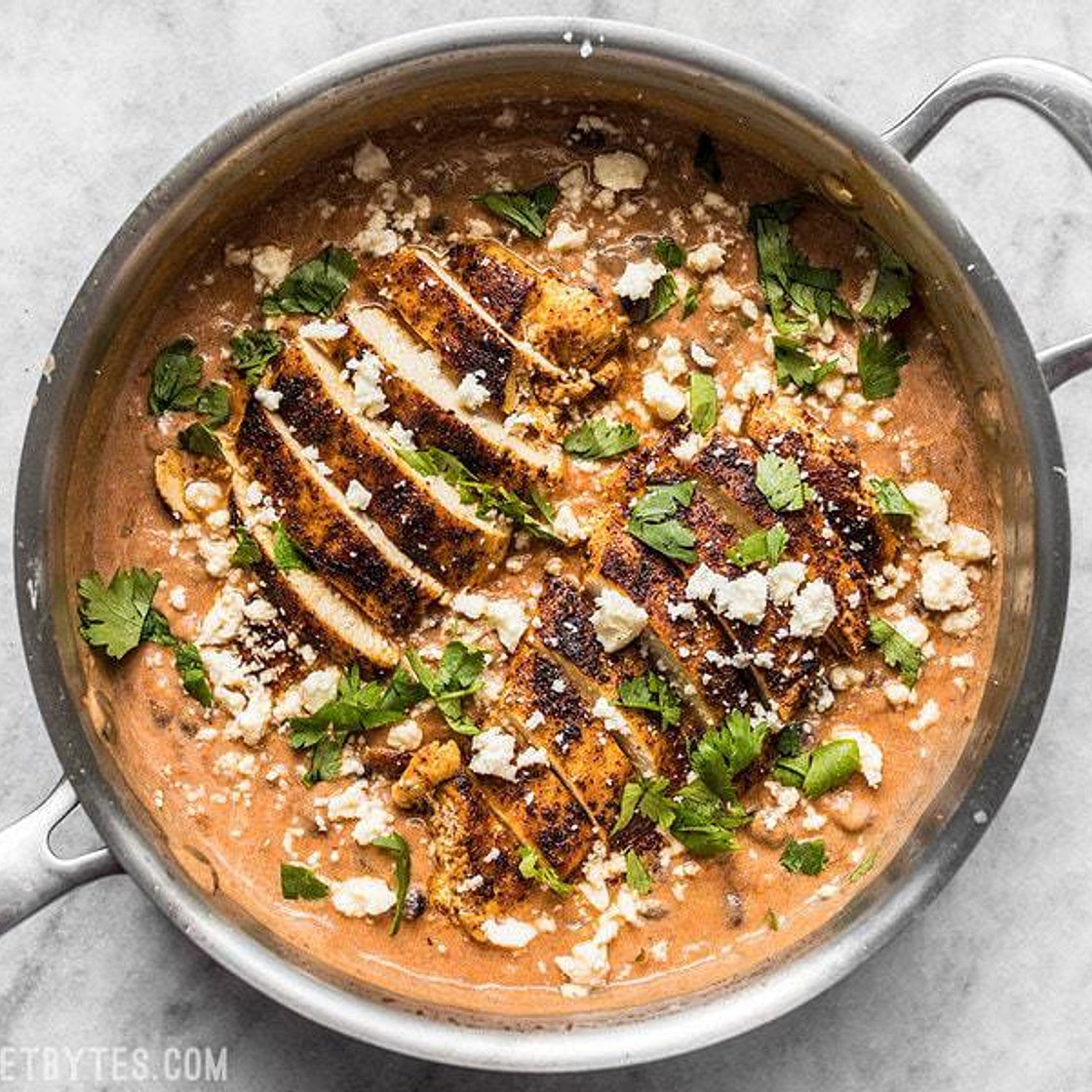 Creamy Salsa Chicken Skillet