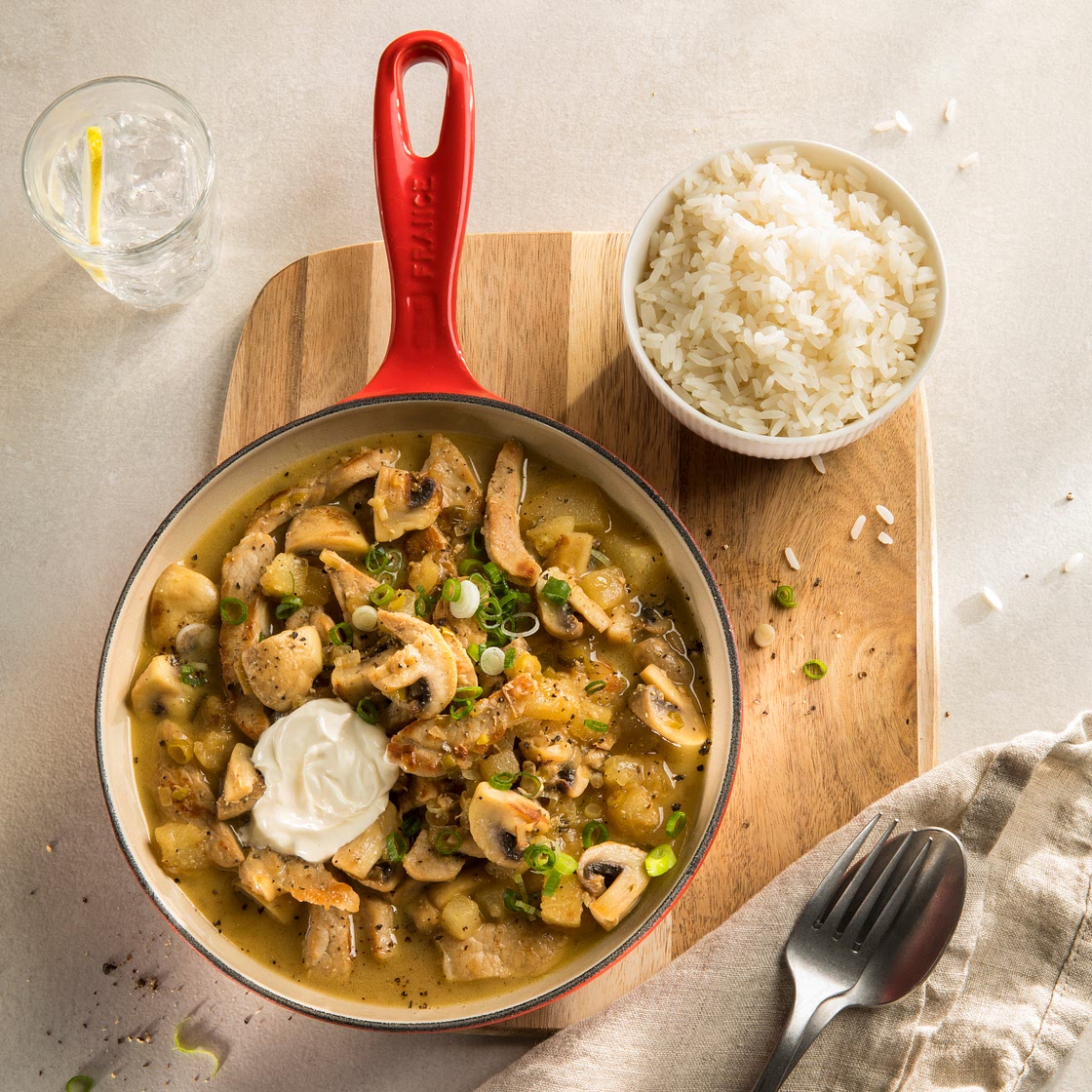 Schweine-Geschnetzeltes „Deluxe”