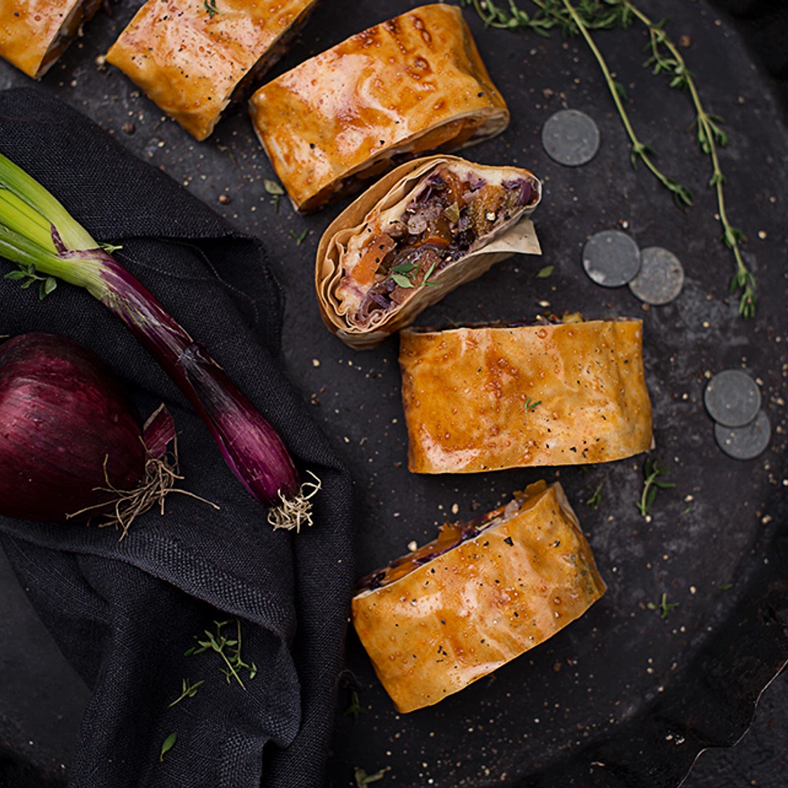 Winter Gemüsestrudel