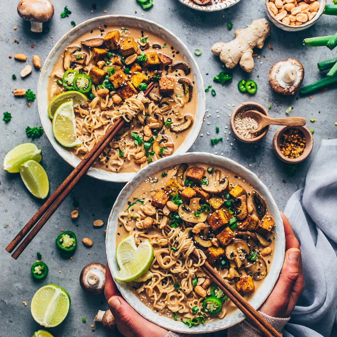 Vegan Thai Peanut Ramen