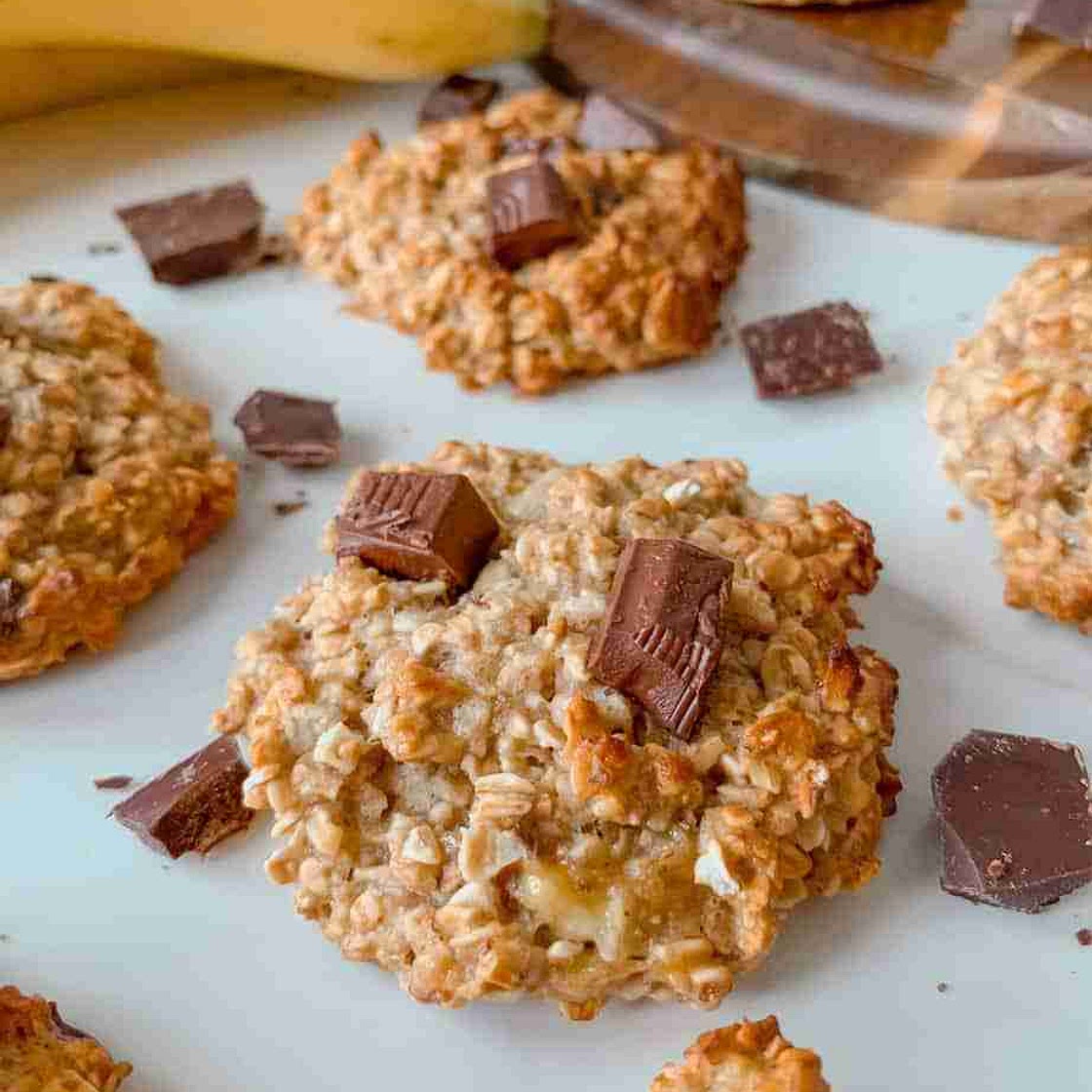 Healthy Chunky Monkey Cookies