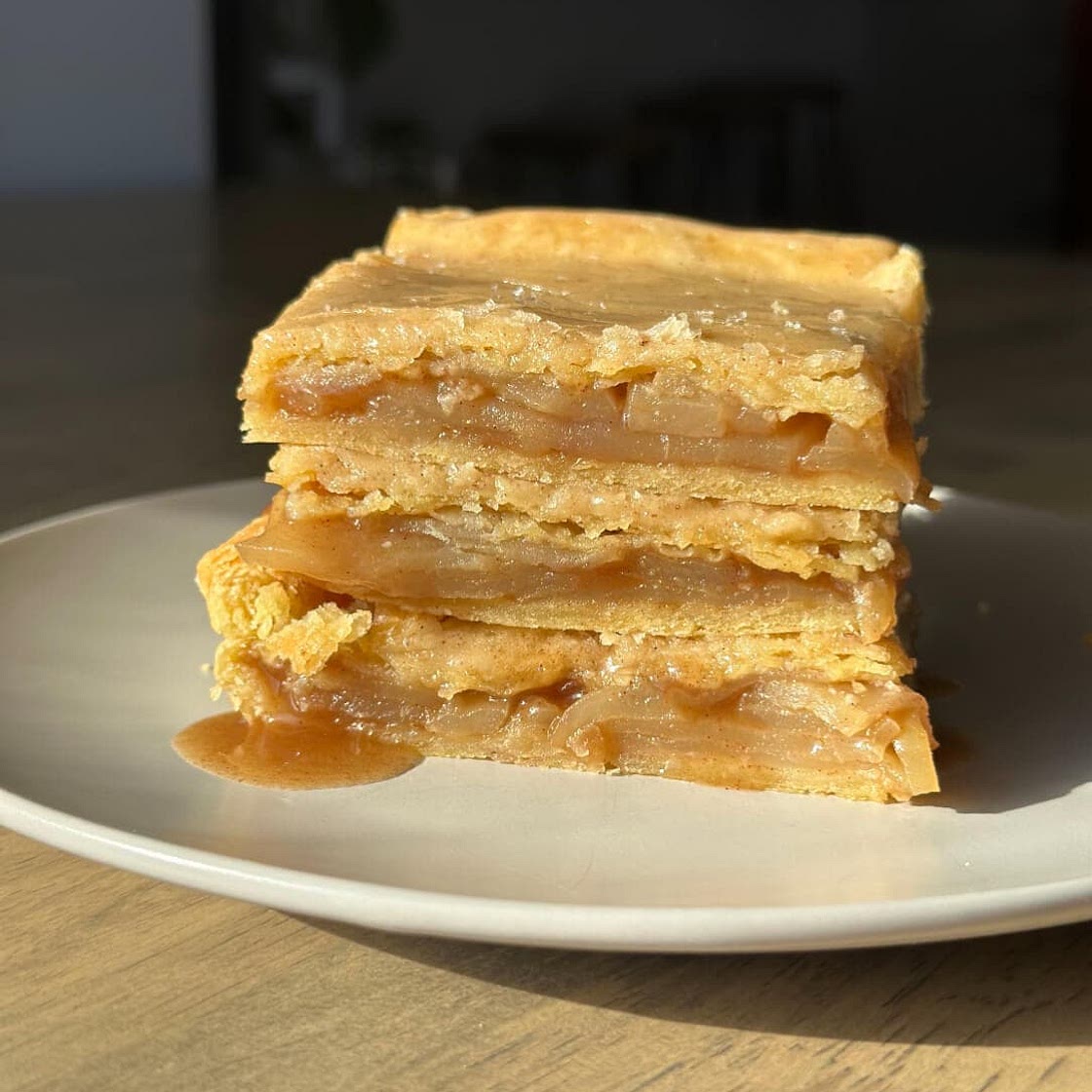 Apple Slices with Brown Butter Glaze