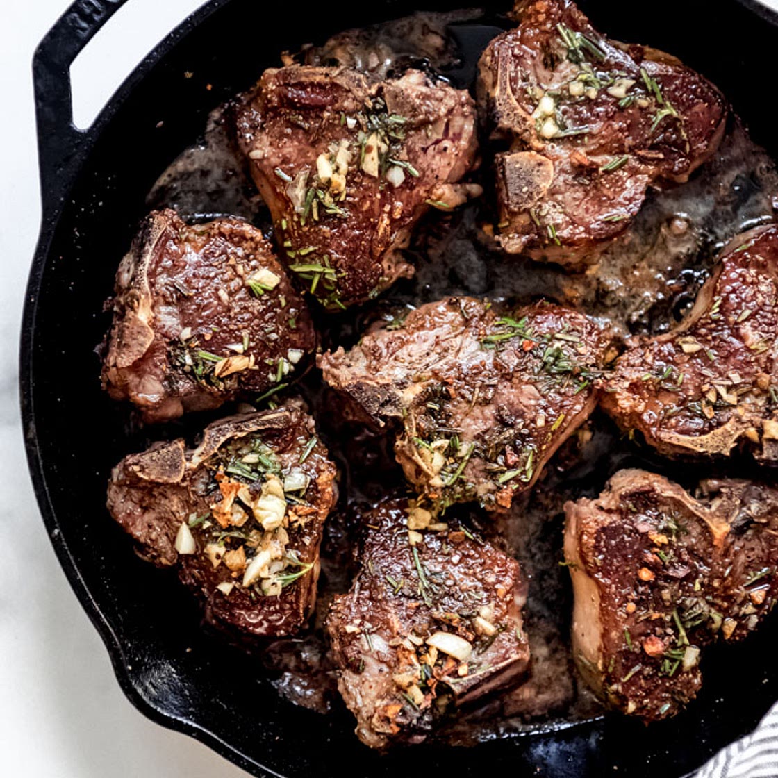 Pan Seared Lamb Chops