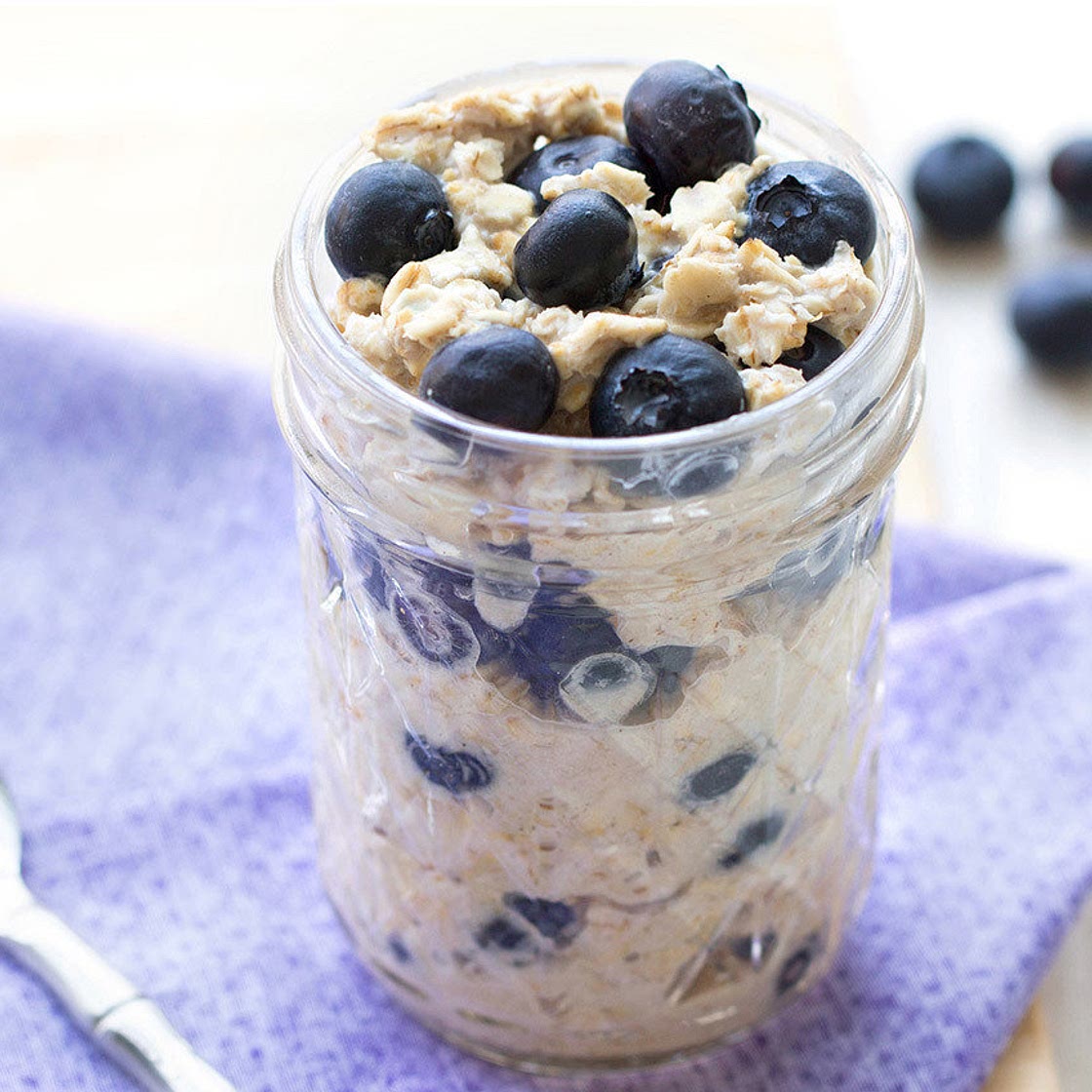 Blueberry Muffin Overnight Oats