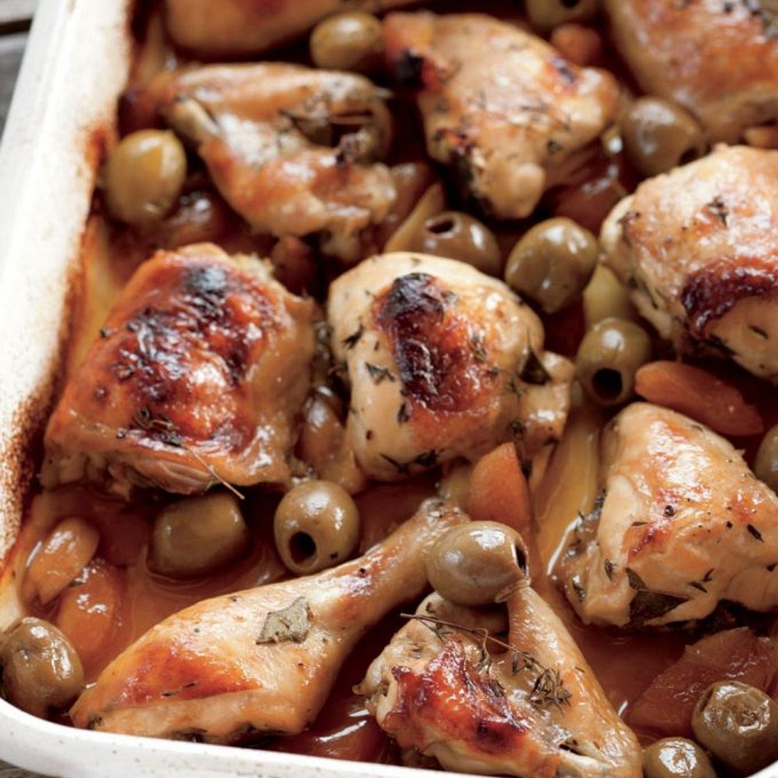 Poulet aux olives