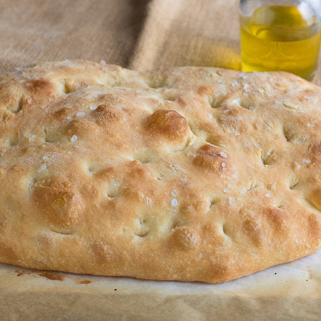 Focaccia a lunga lievitazione morbida - Impasto soffice