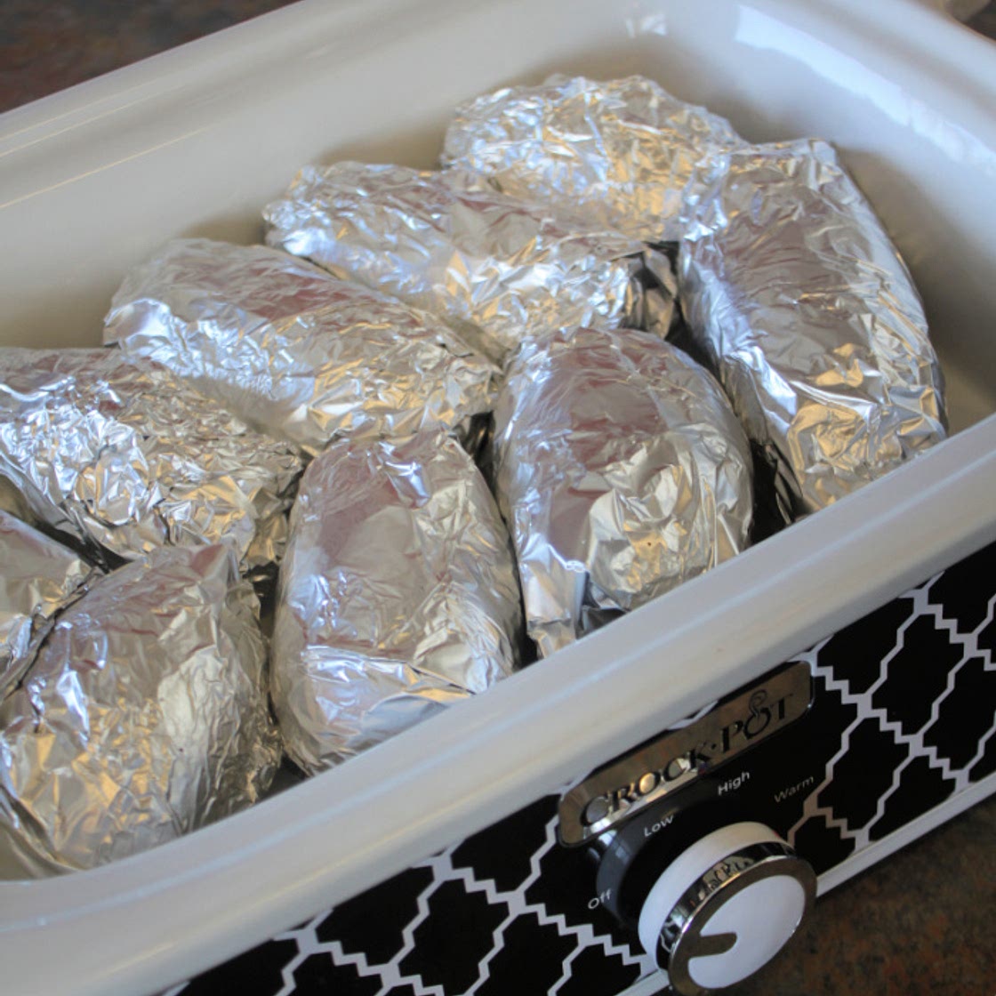 Crock-Pot Baked Potatoes Recipe