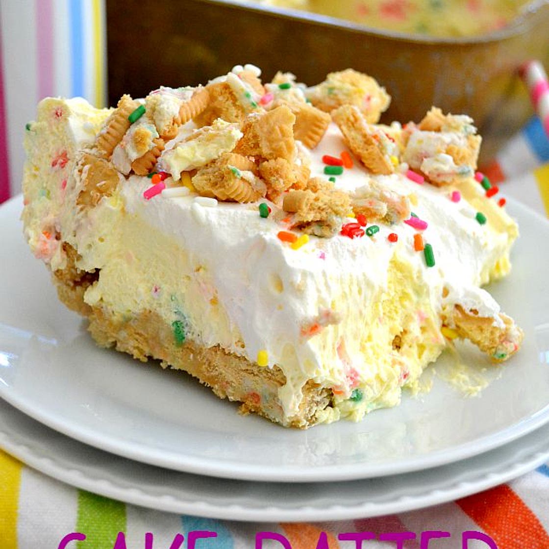 Cake Batter Lush Dessert