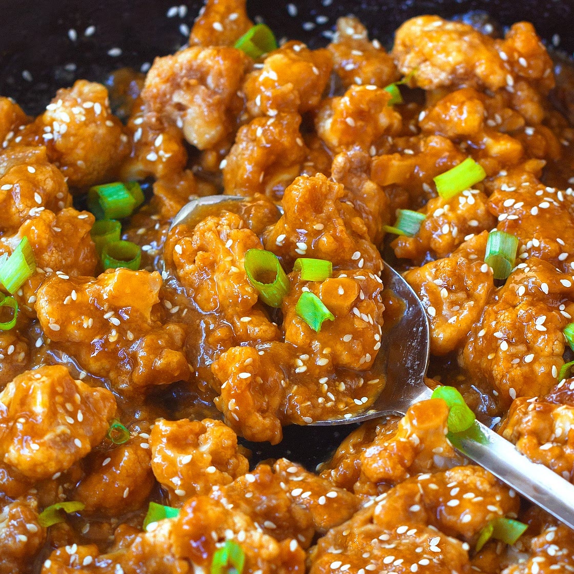 Sticky Sesame Cauliflower