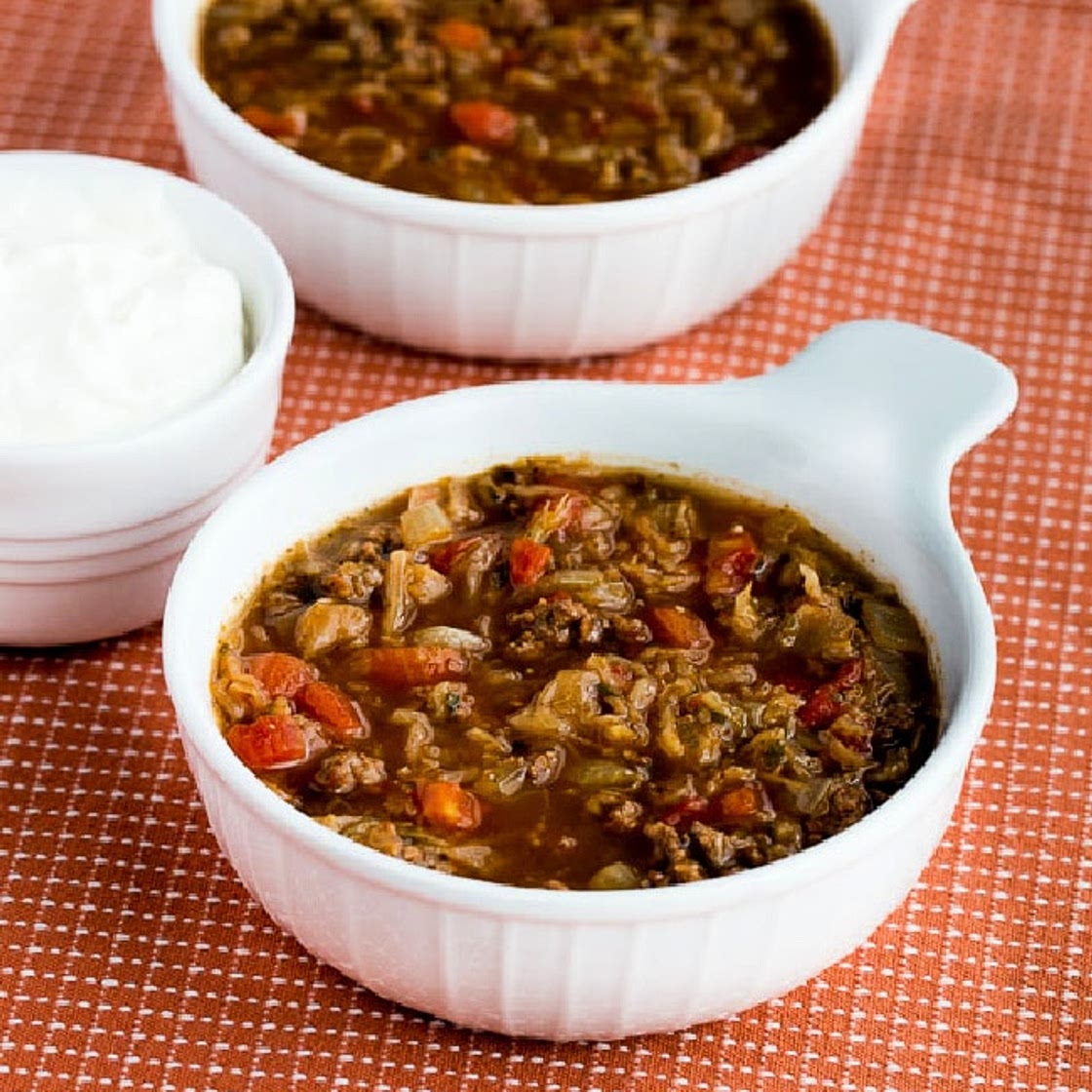 Ground Beef and Sauerkraut Soup