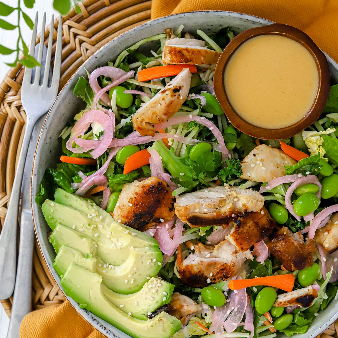 Citrus Asian Crunch Salad with Chicken (Panera Copycat)