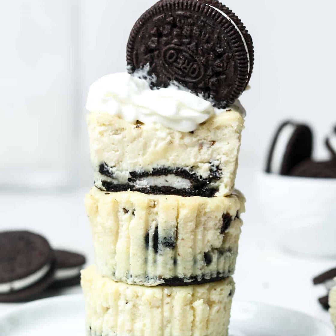 Mini Oreo Cheesecakes