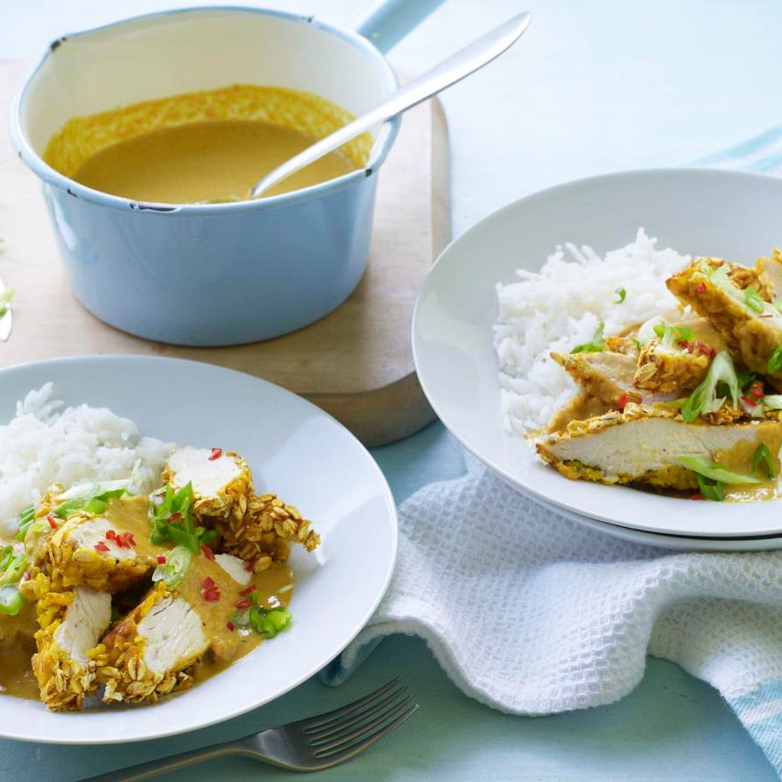 Cheat’s chicken katsu curry