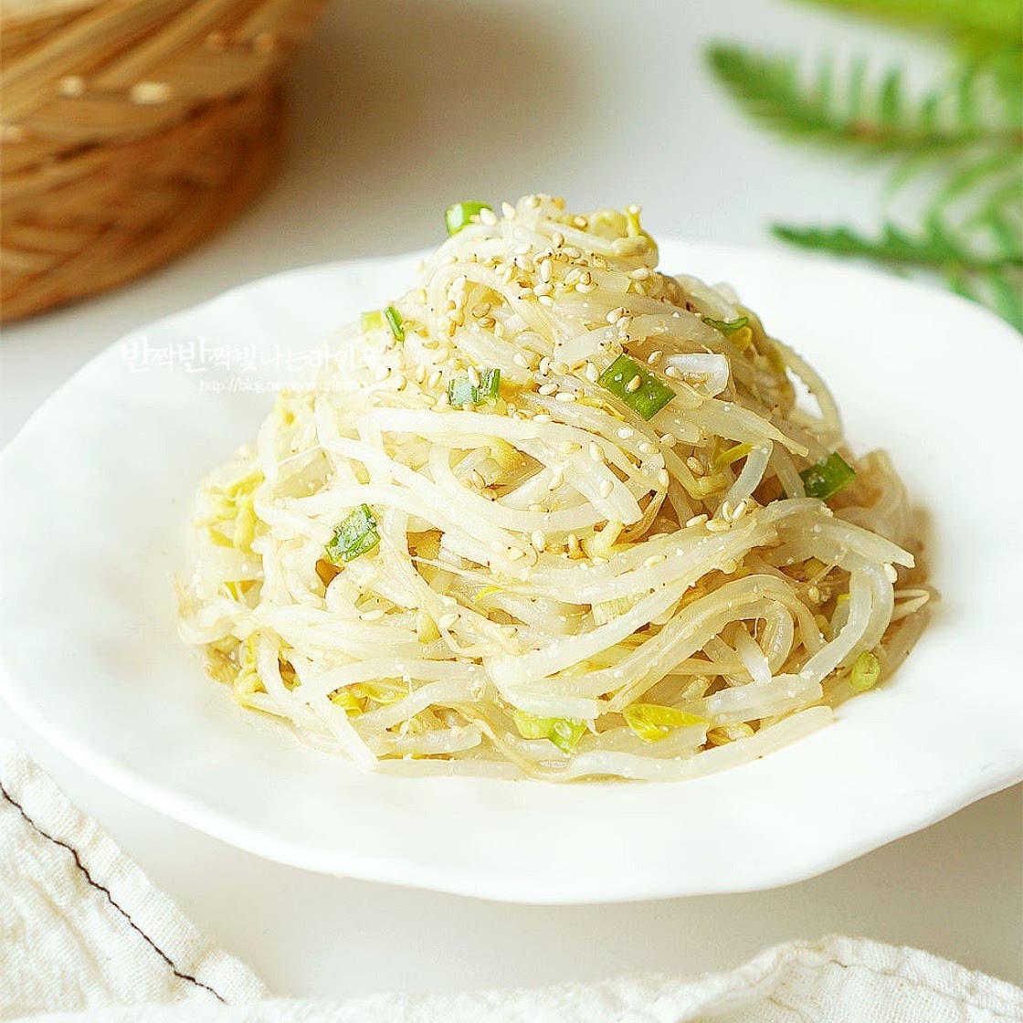 숙주나물무침 레시피 숙주요리 숙주나물 만들기