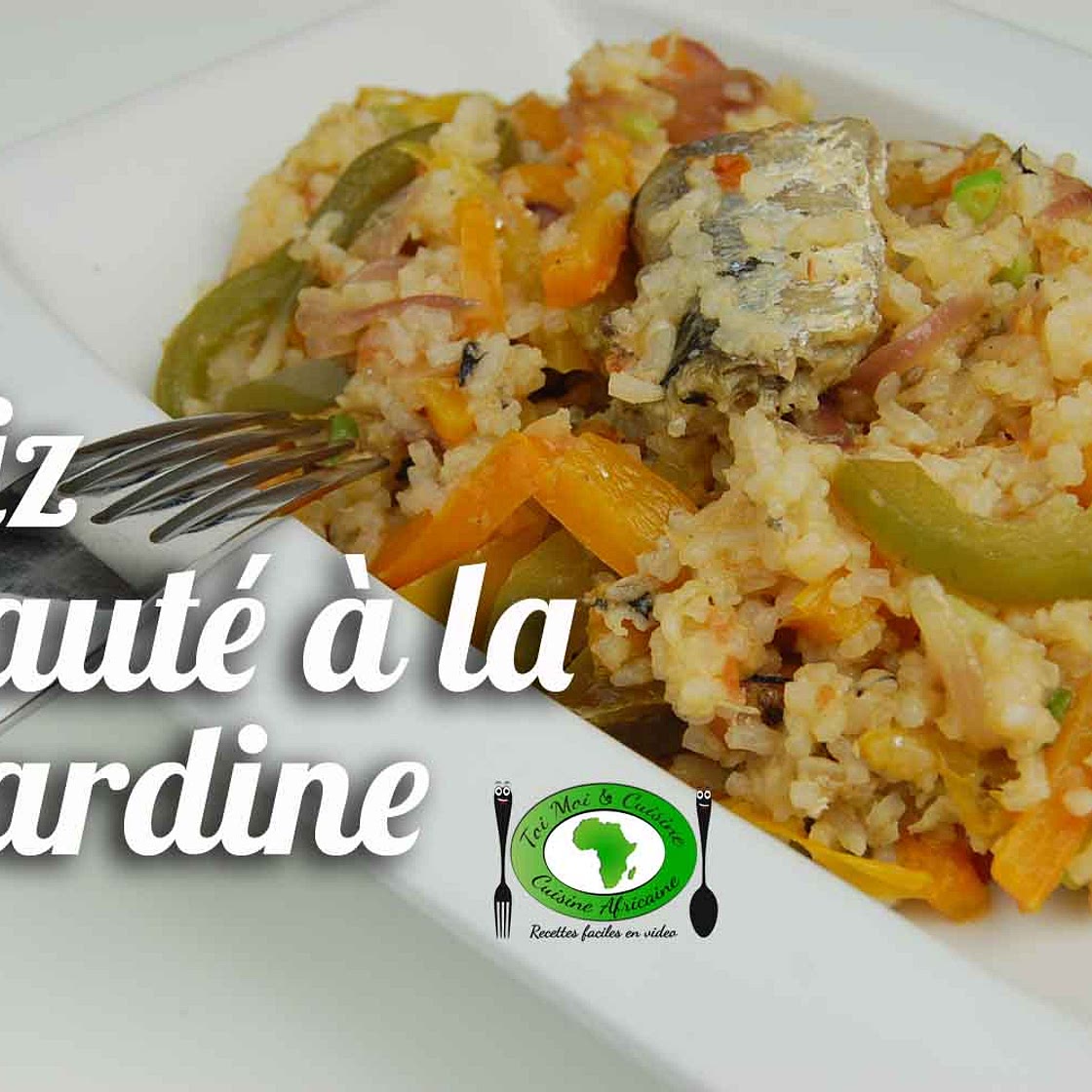 Riz sauté à la sardine