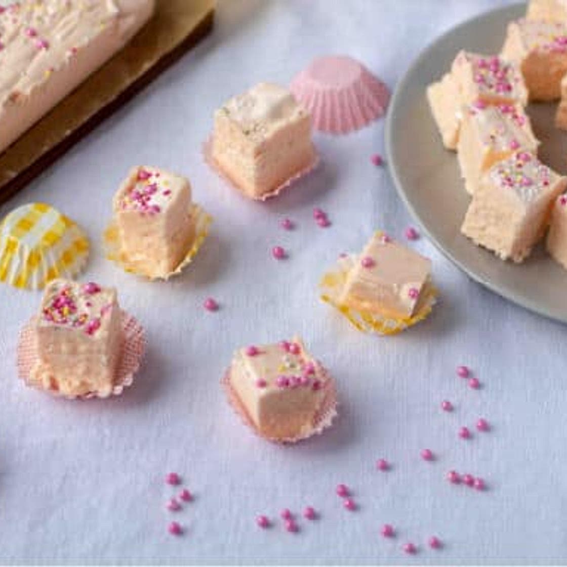 Pink Lemonade Fudge