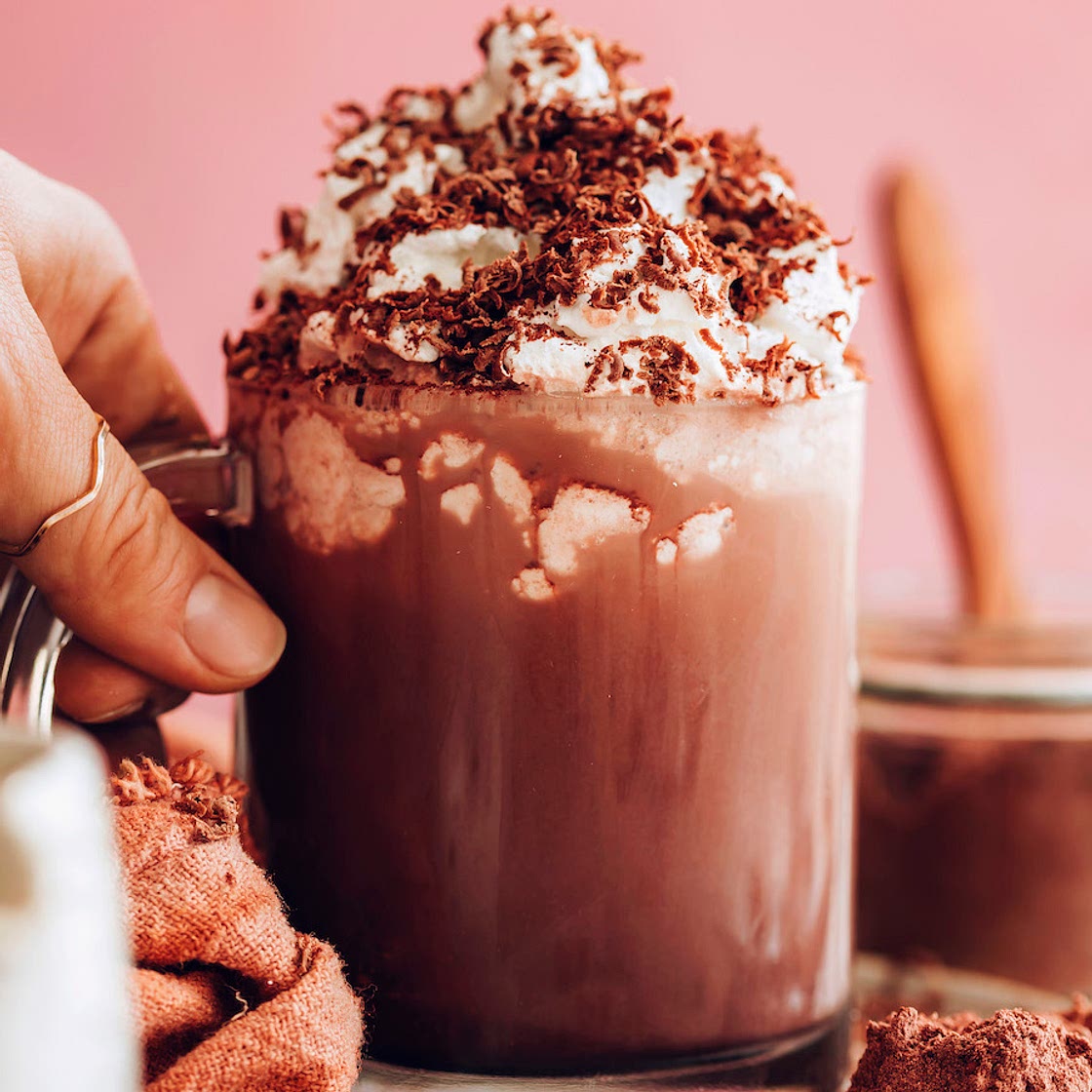 3-Ingredient Instant Hot Chocolate (Dairy-Free!)
