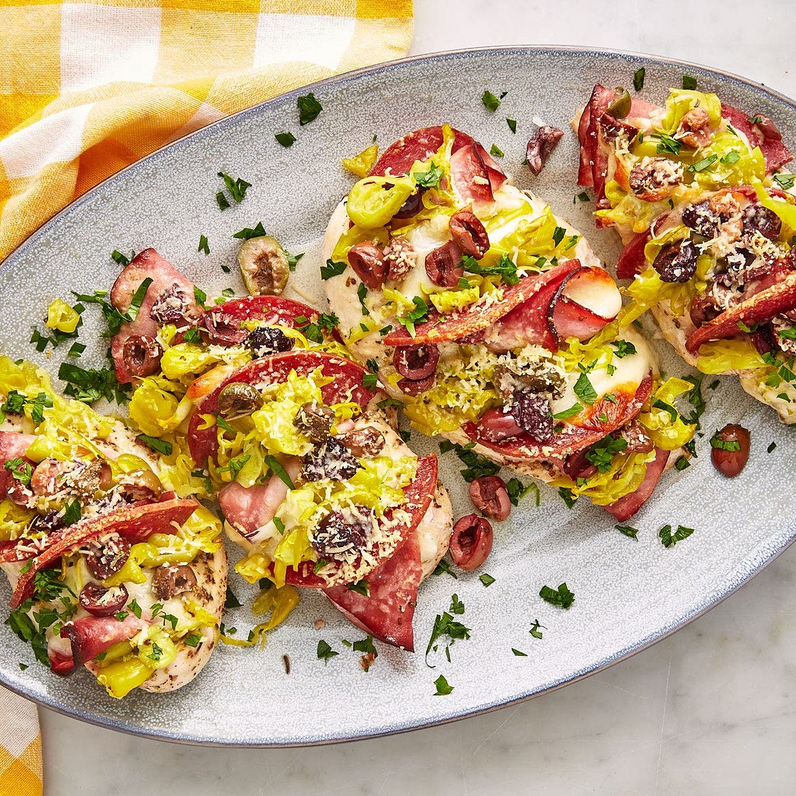 Antipasto Stuffed Chicken