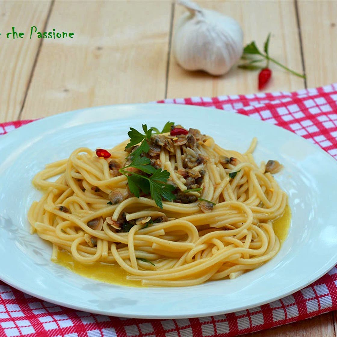 Spaghetti con Vongole Surgelate