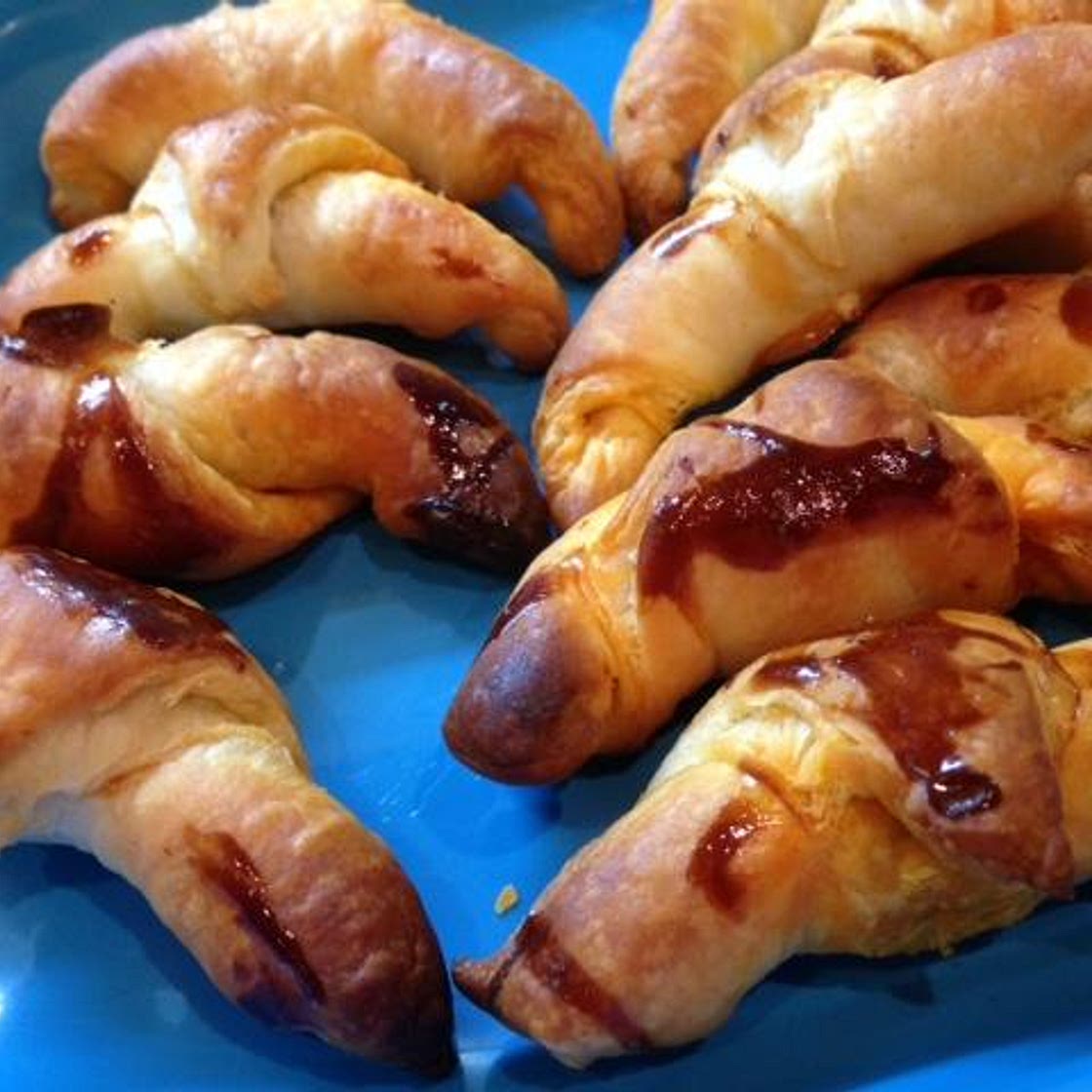 Receta de Croissants rellenos de sobrasada