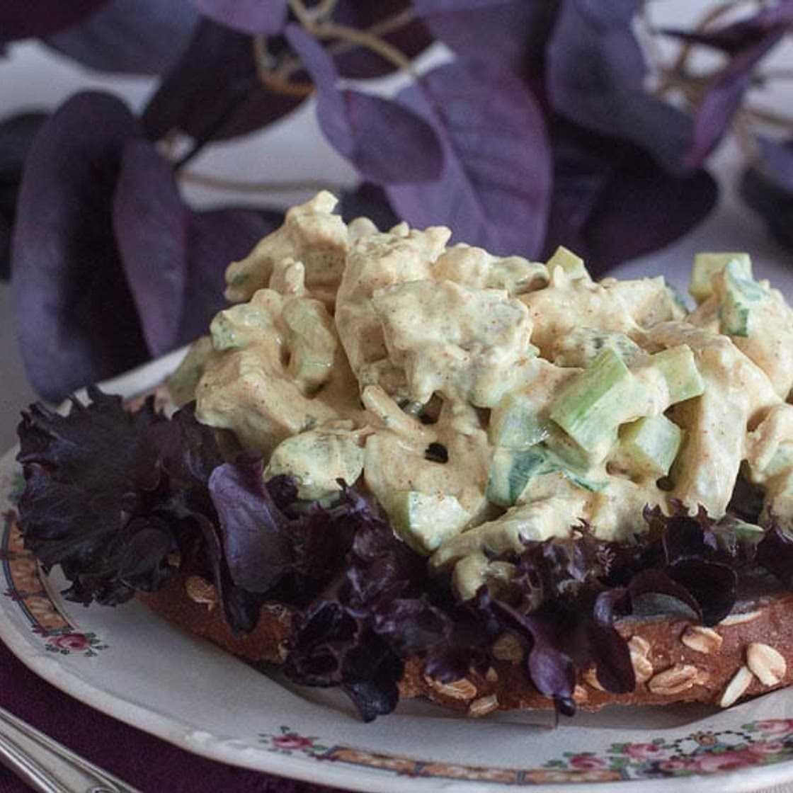 Low FODMAP Curried Chicken Salad