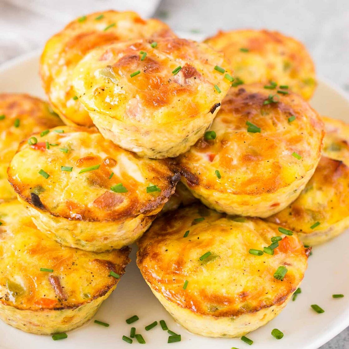Ham and Cheese Breakfast Muffins
