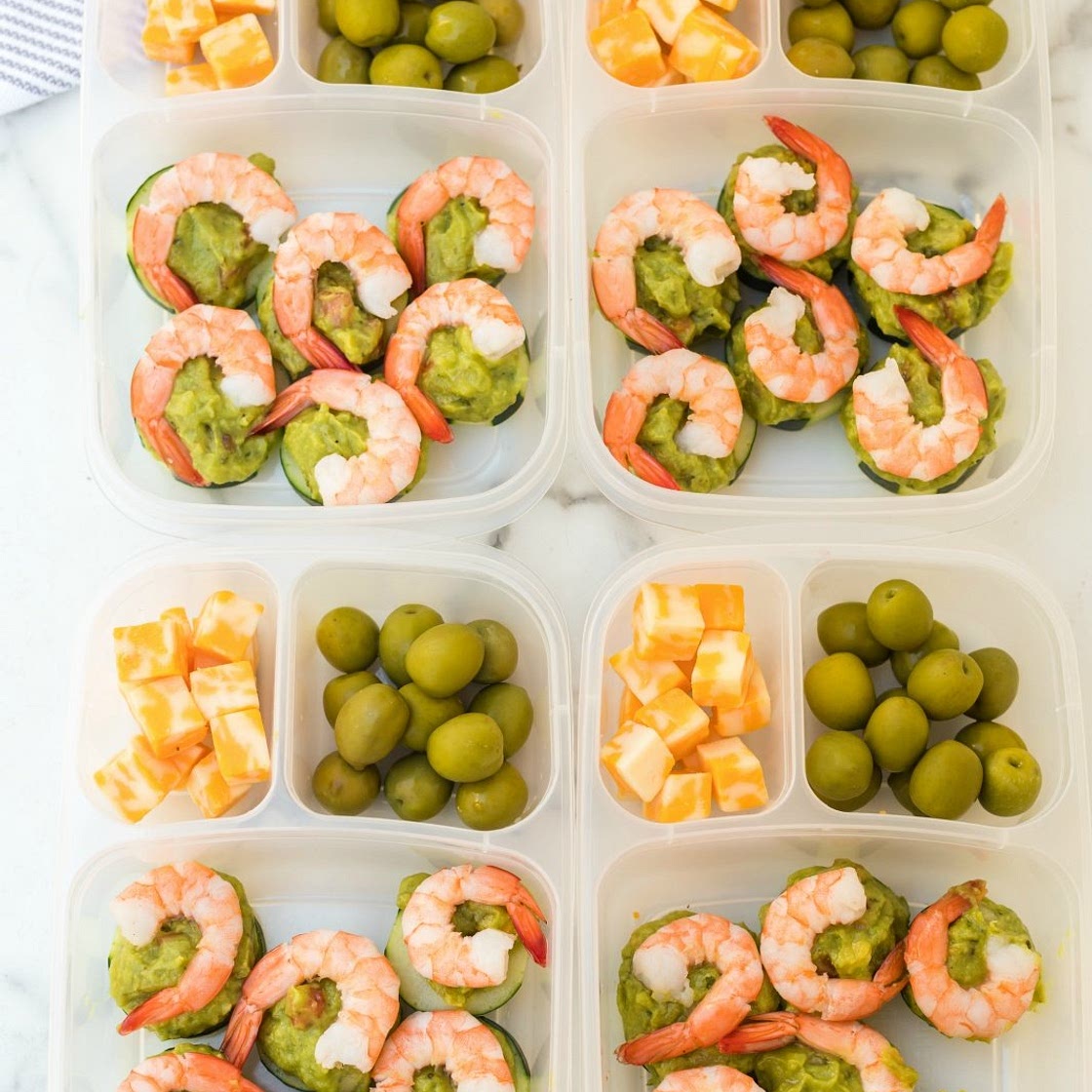 Avocado Shrimp Keto Lunchbox Idea