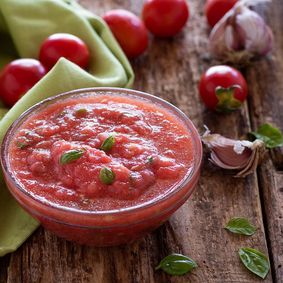 Sugo di pomodoro crudo