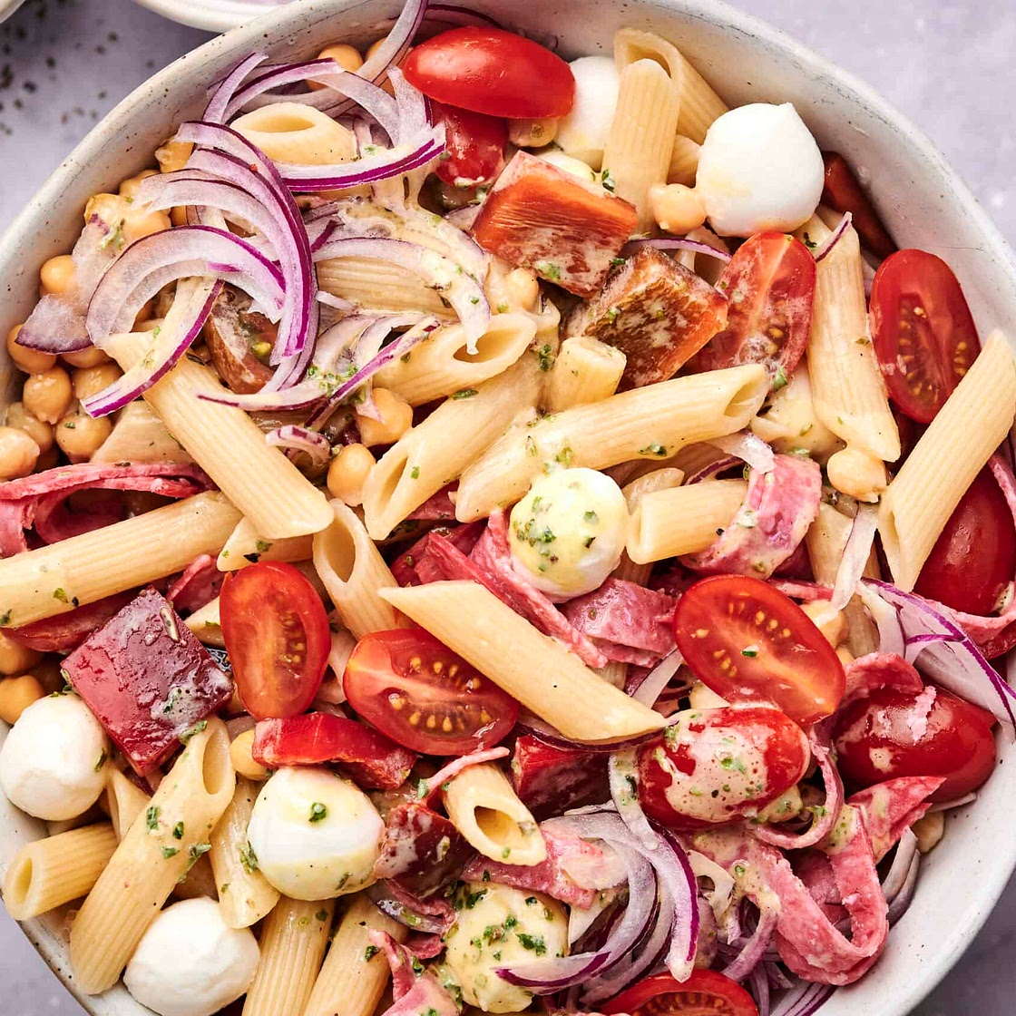 Italian Chopped Pasta Salad