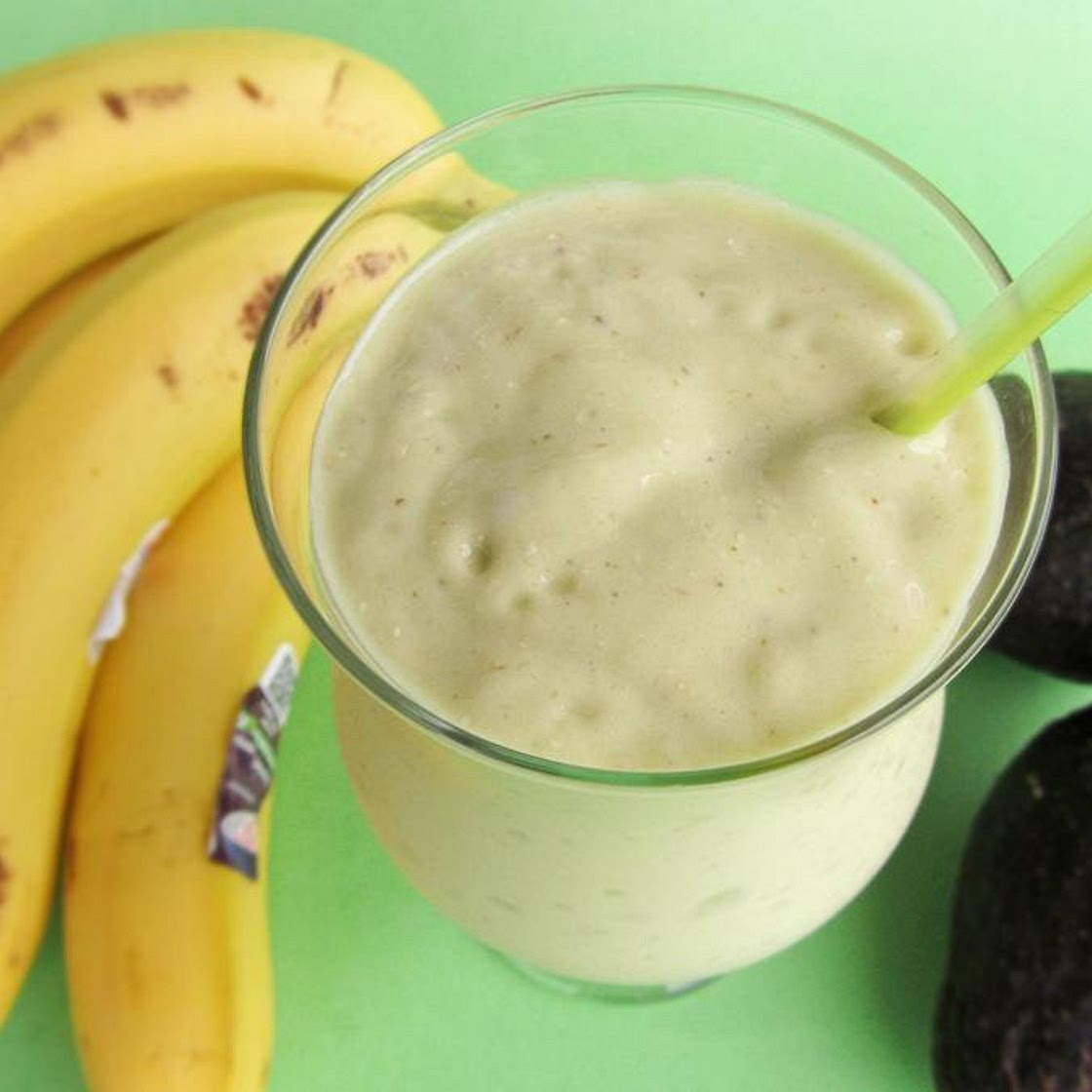 Vitamina de abacate com banana