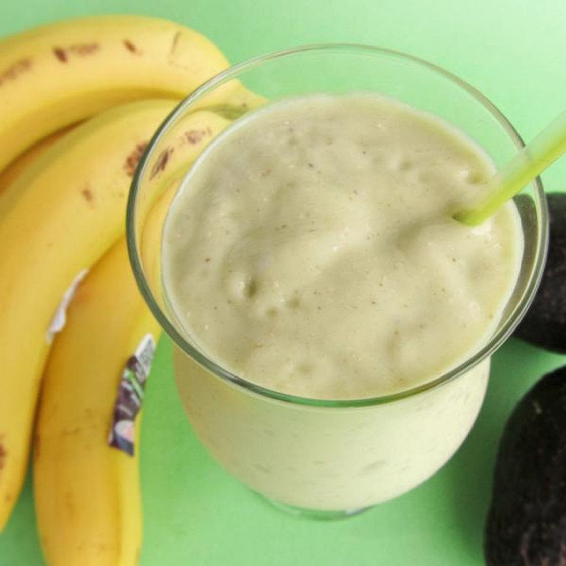Vitamina de abacate com banana