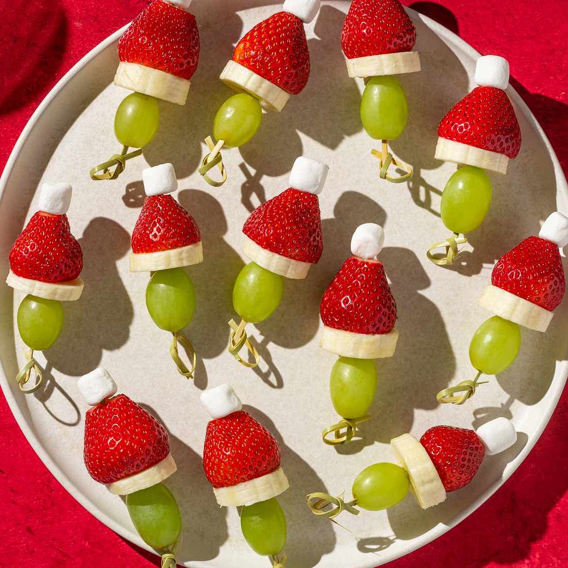 Grinch Kabobs