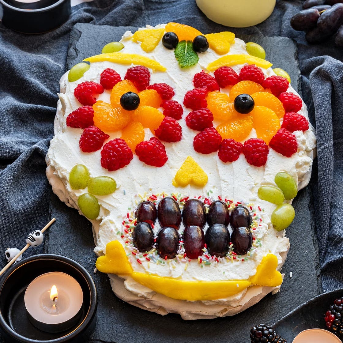 Day of the Dead Pavlova Recipe