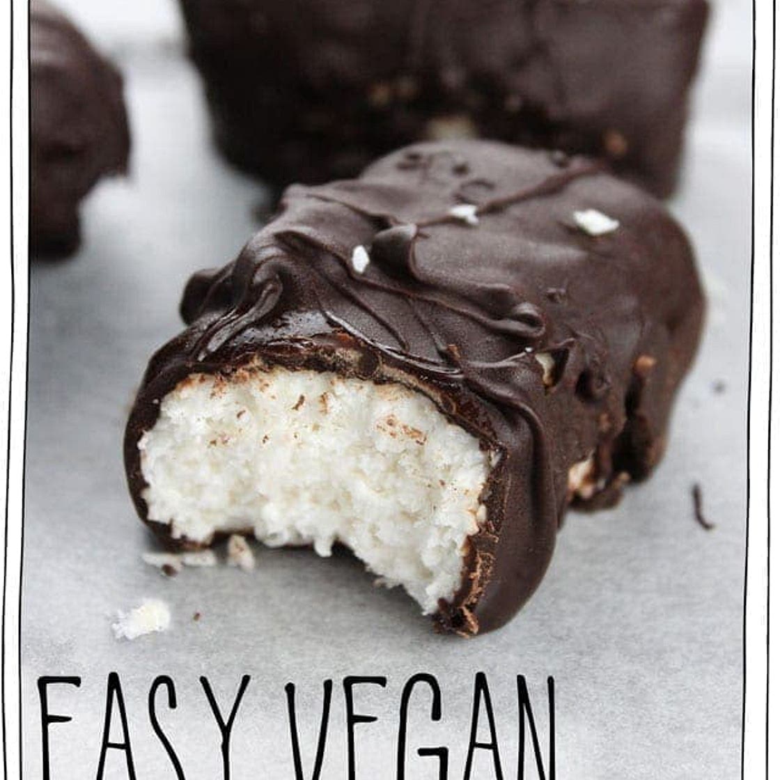 Easy Vegan Coconut Mounds