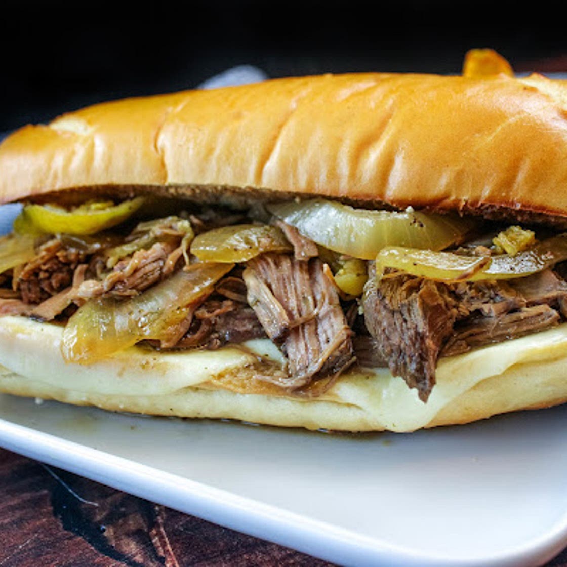 Crock Pot Po' Boys (or Italian Beef) Sandwiches