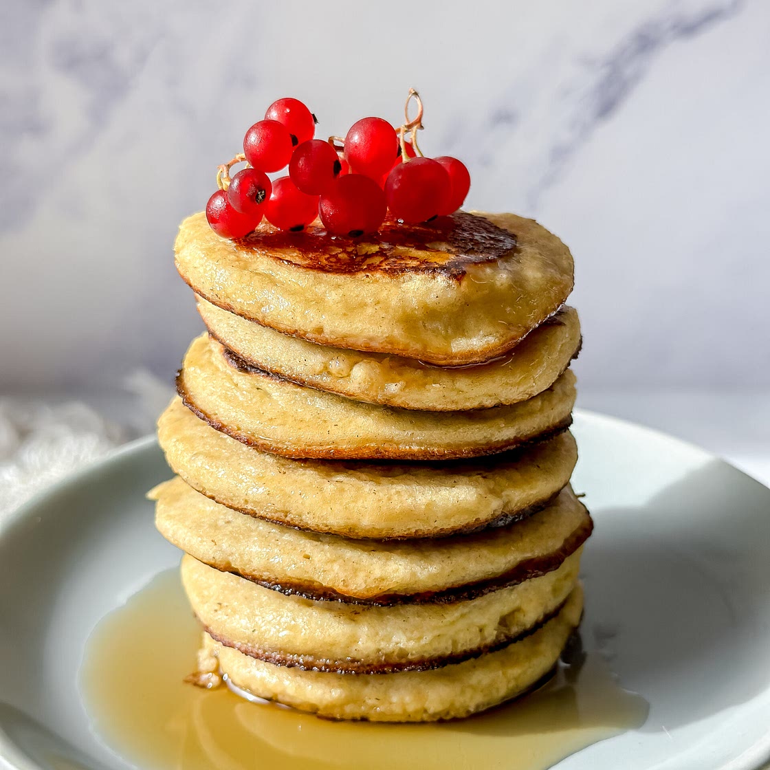 Banana Pancakes- high protein, grain free, keto and low carb
