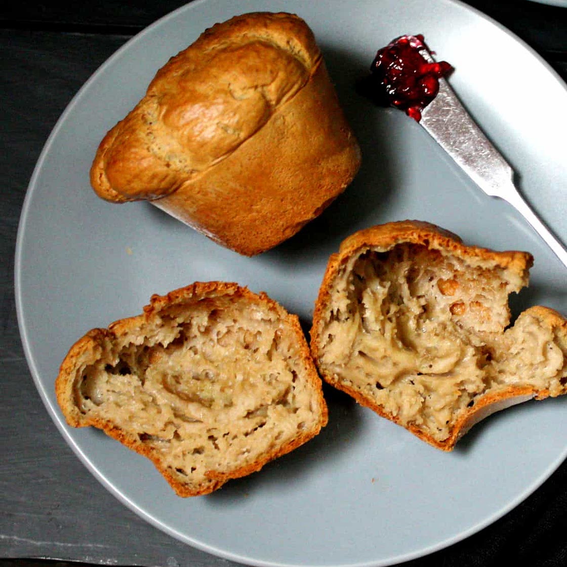 Vegan Sourdough Popovers