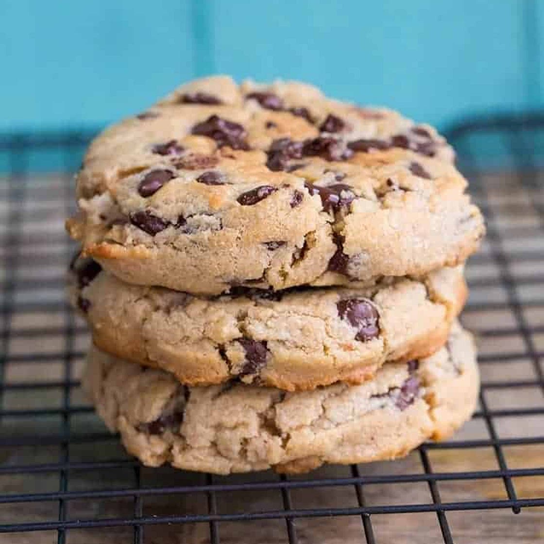 Thick & Chewy Peanut Butter Chocolate Chip Cookies