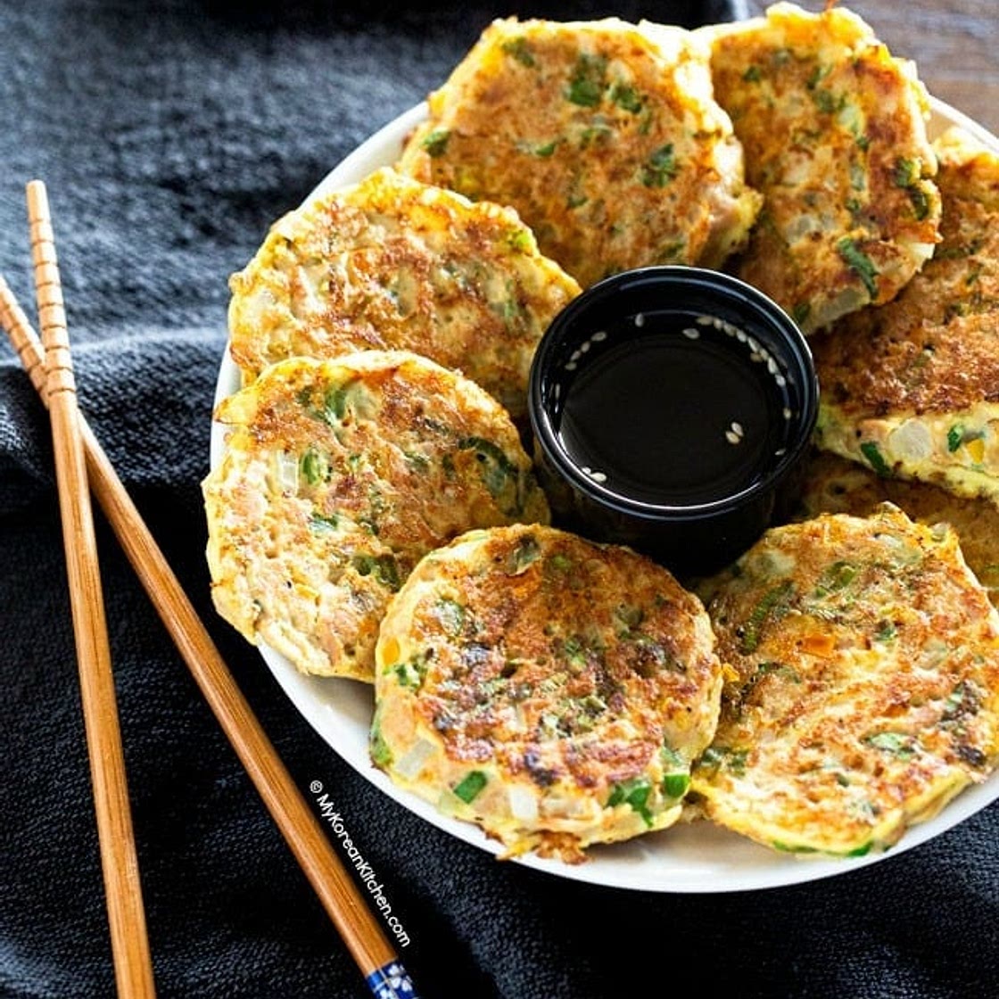 Tuna Pancakes (Chamchijeon)