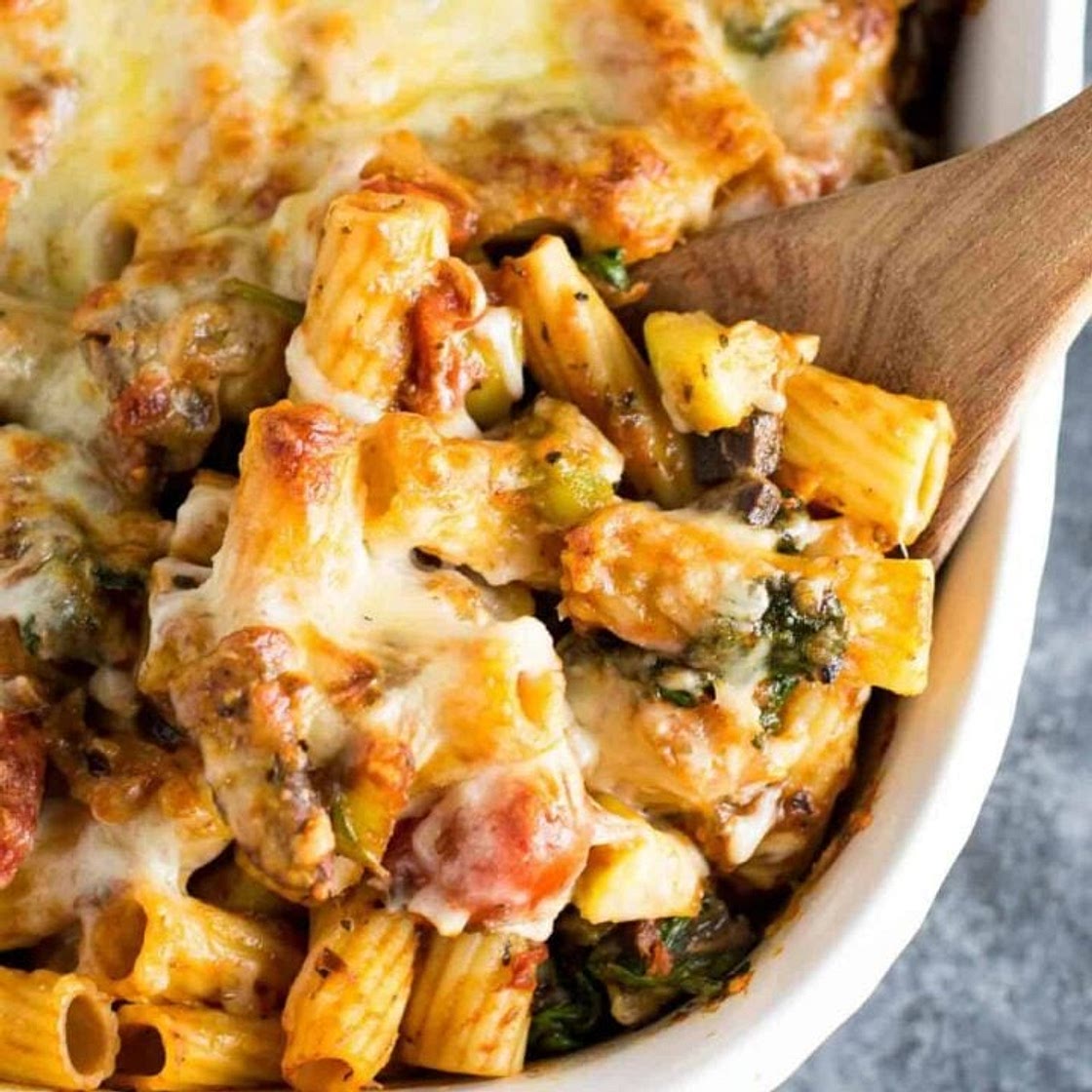 Veggie Lover's Baked Rigatoni