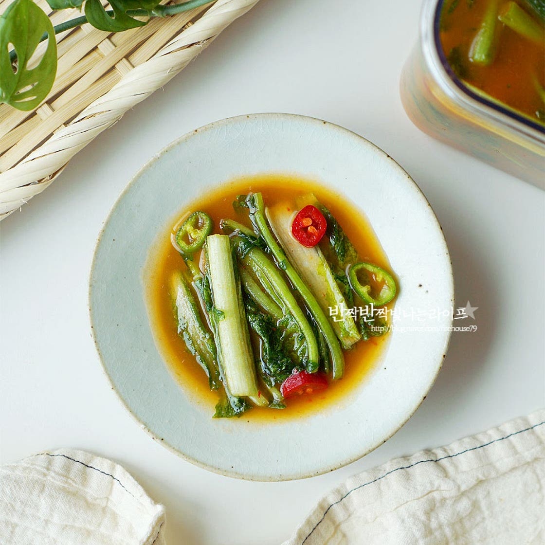 얼갈이 열무물김치 담그는법 열무 얼갈이물김치 열무김치 담그는법