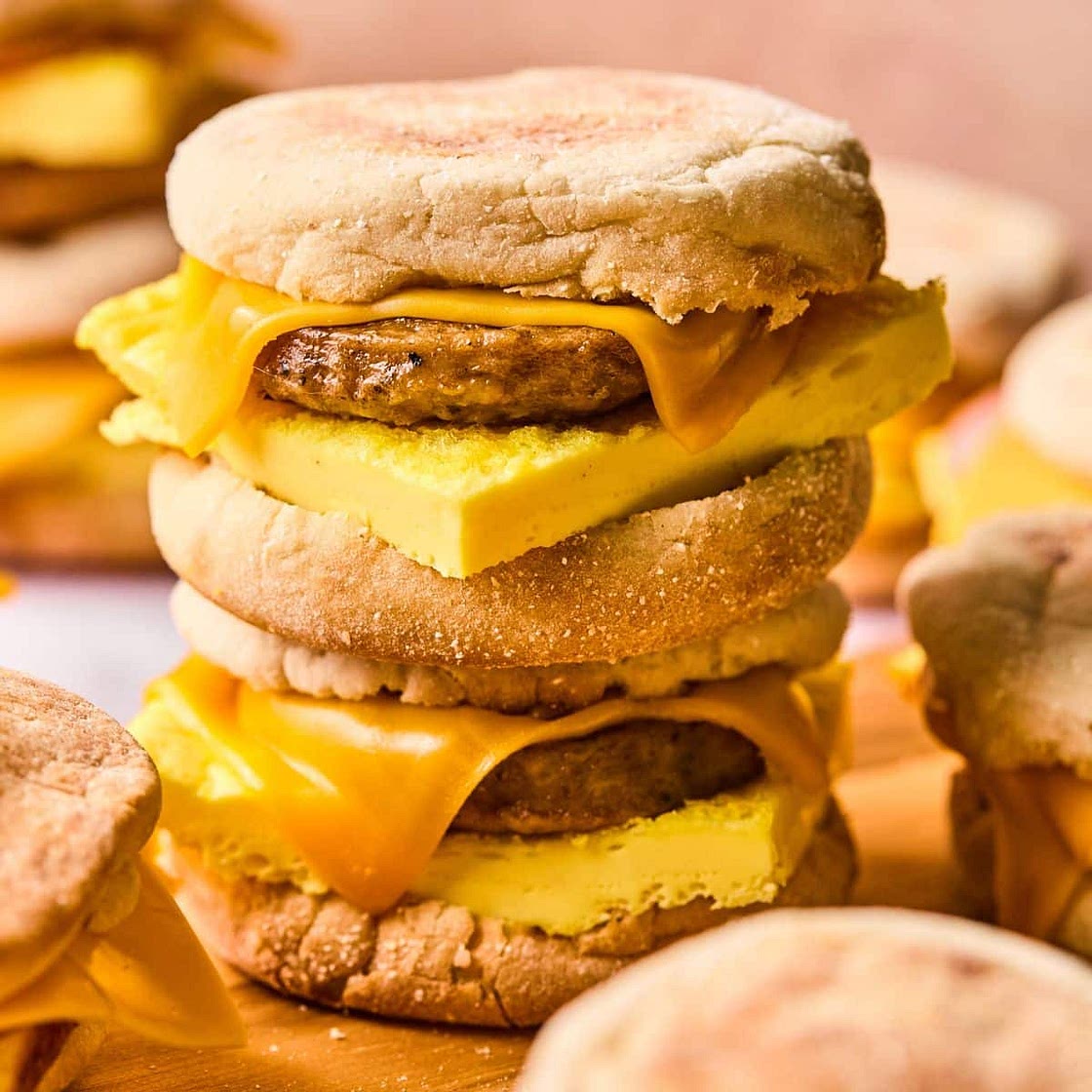 Meal Prep Breakfast Sandwiches