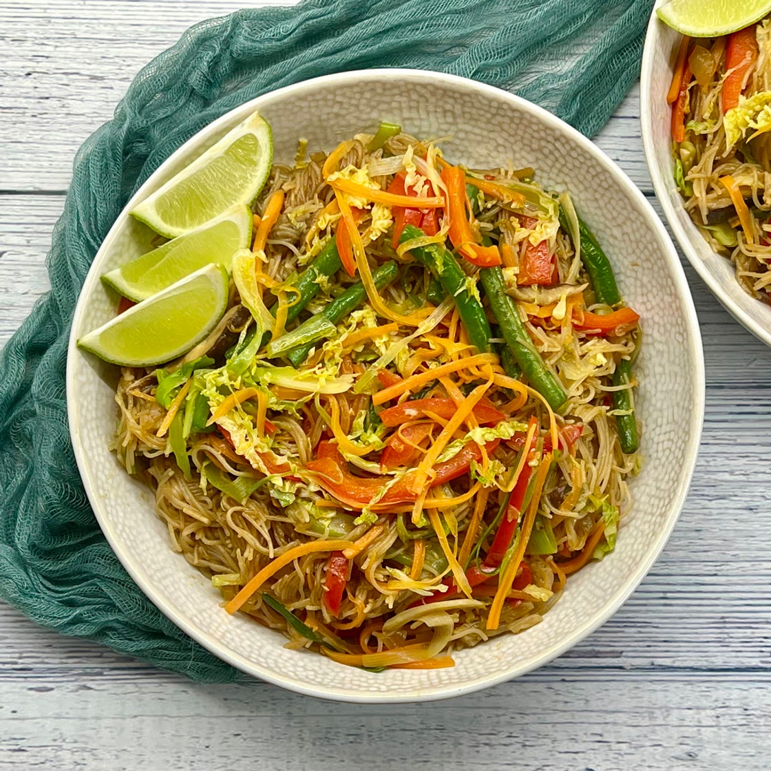 Vegan Bihon Pancit (Filipino Noodles)