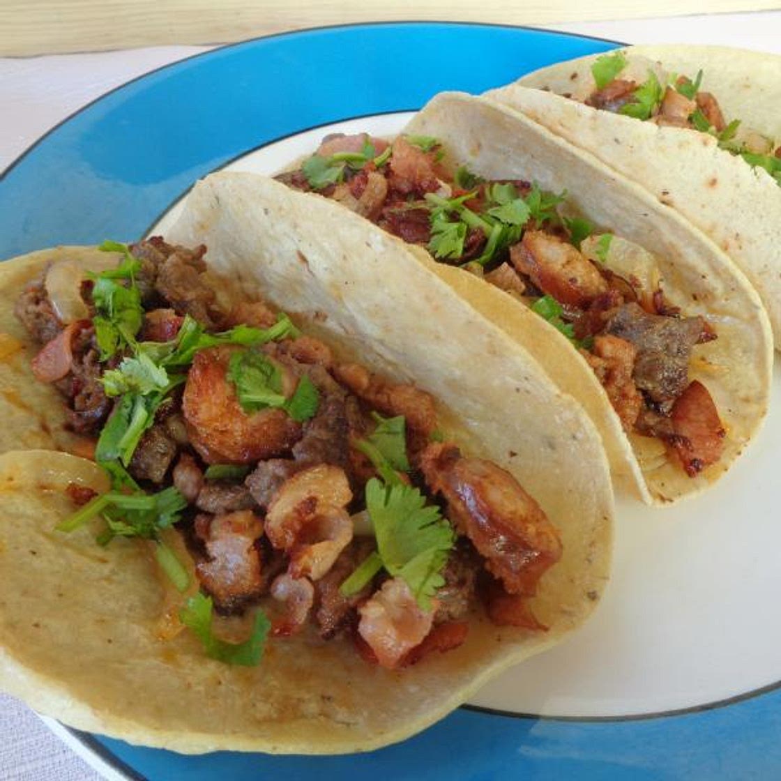 Receta de Tacos campechanos