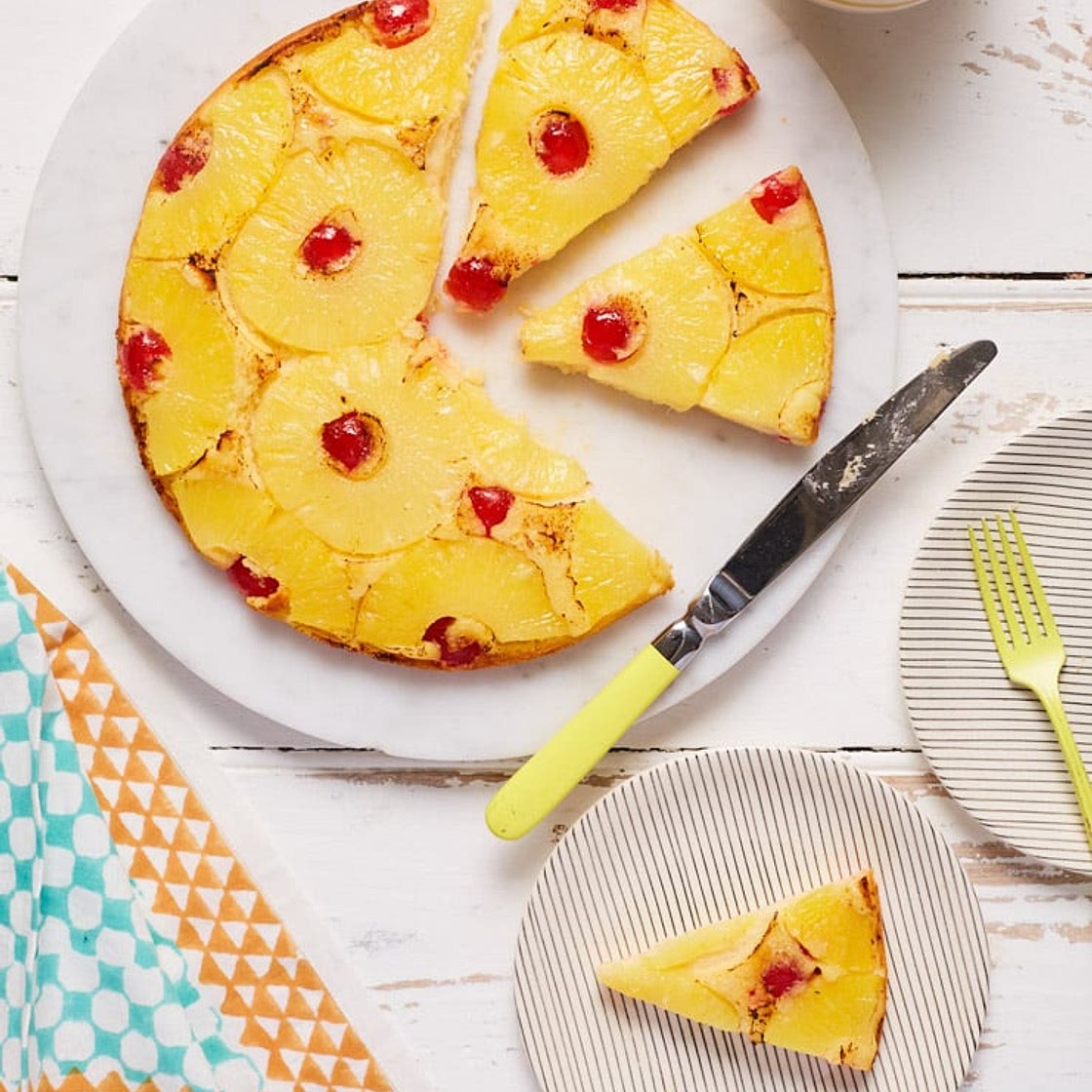 Pineapple Upside Down Cake | Slimming & Weight Watchers Friendly