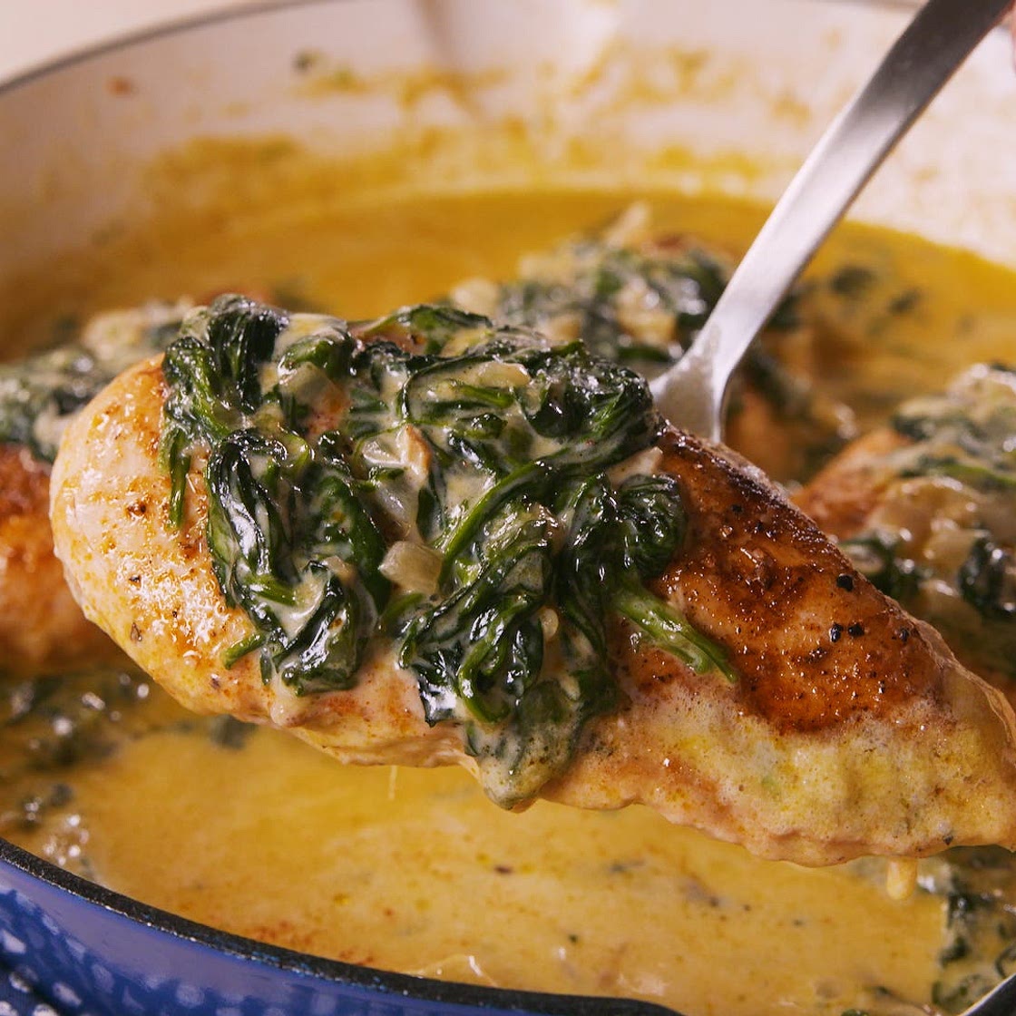 Creamed Spinach Chicken